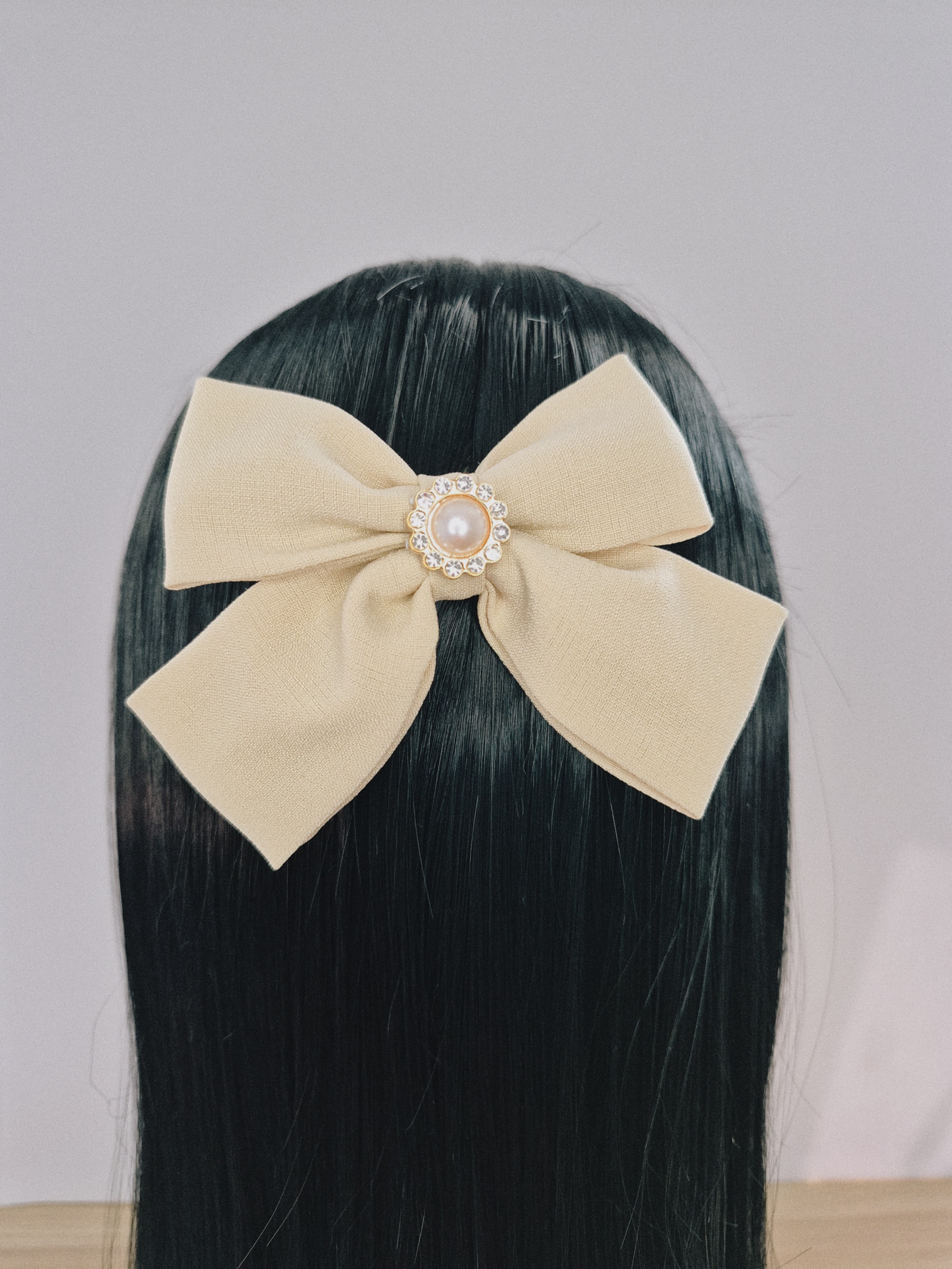 Champagne Pearl Bow [Limited Edition]