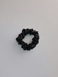Black Satin Scrunchie