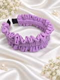 Lilac Ruffle Headband – Handmade