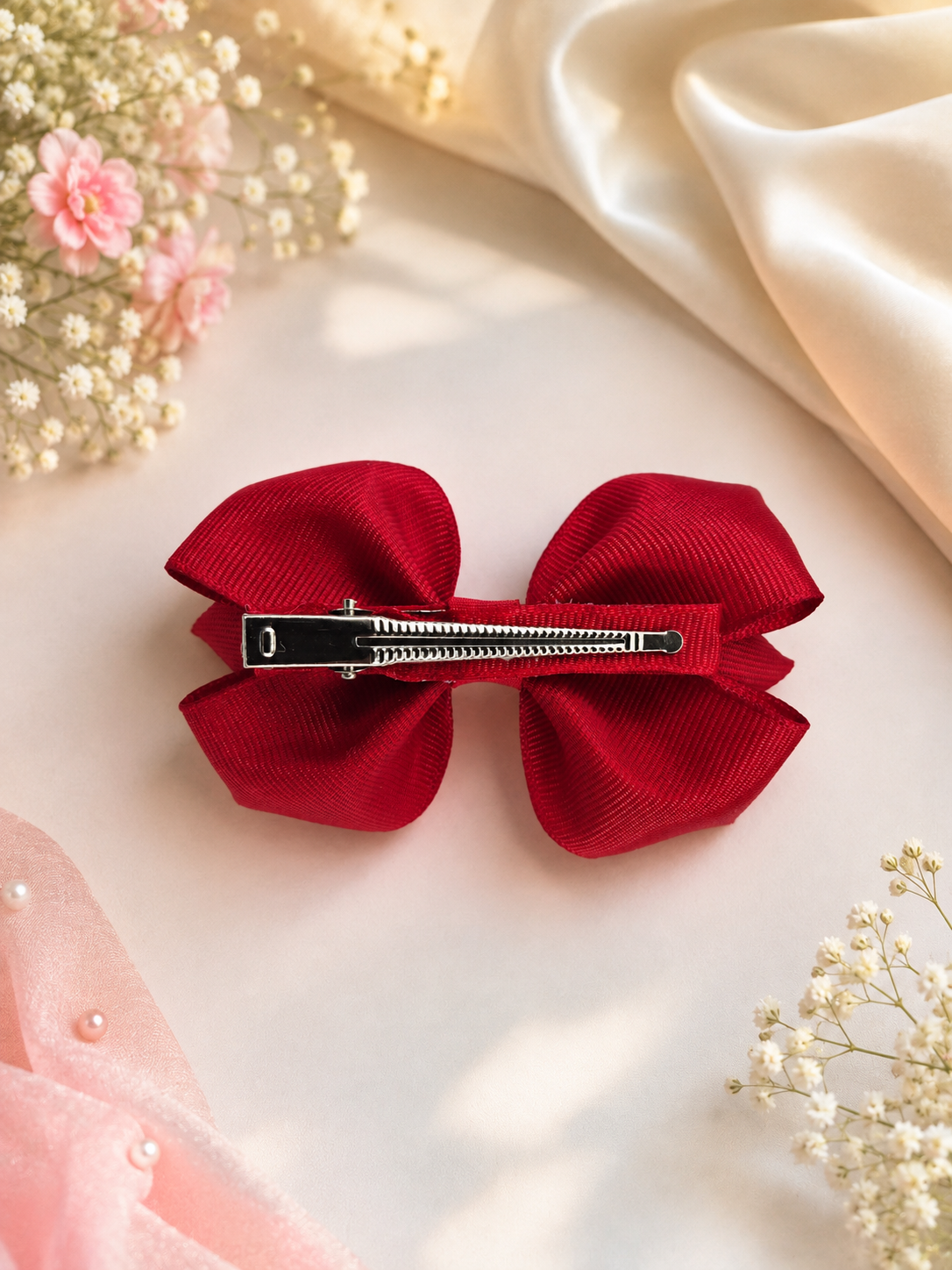 Red Classic Boutique Hair Bow