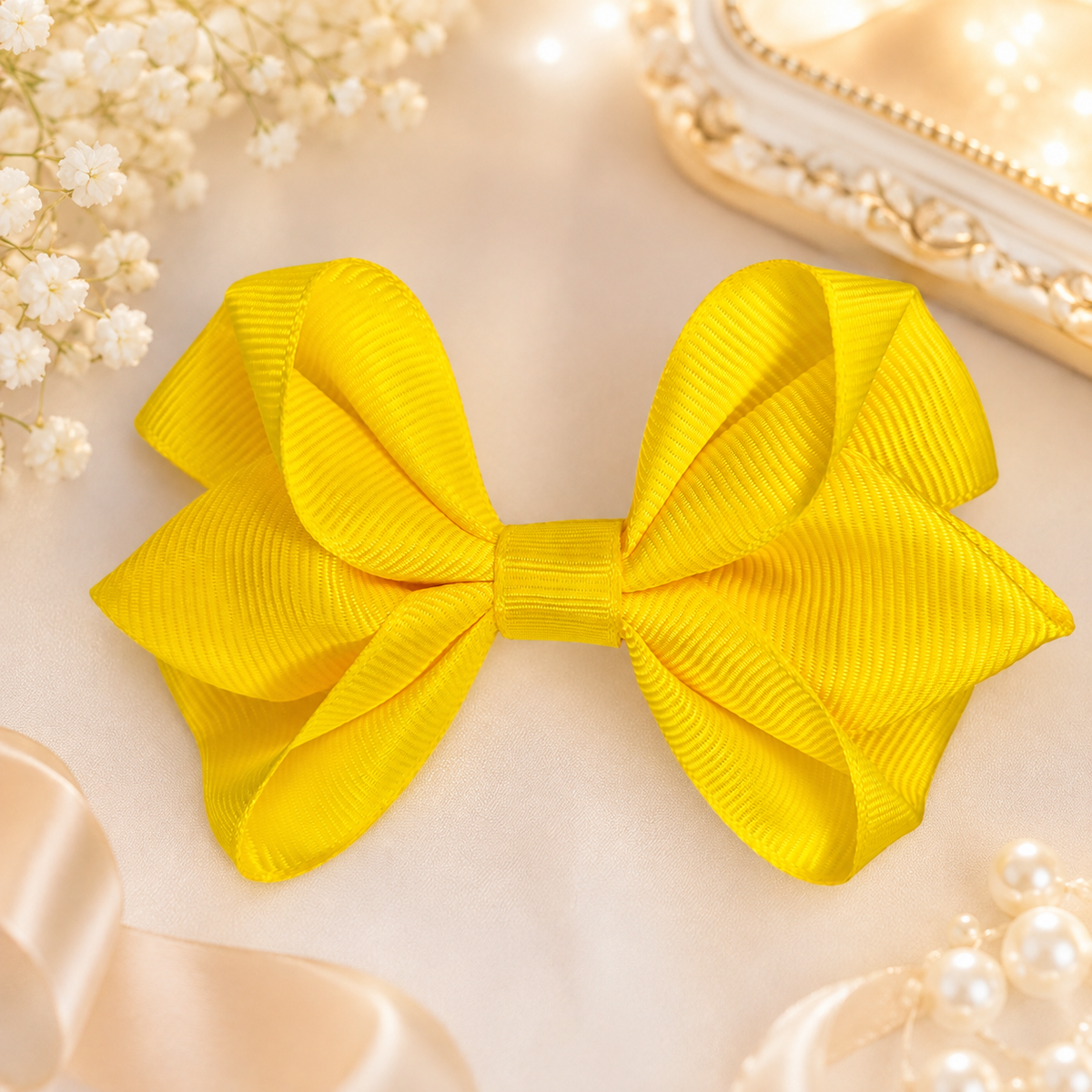 Sunshine Yellow Double Layer Boutique Bou