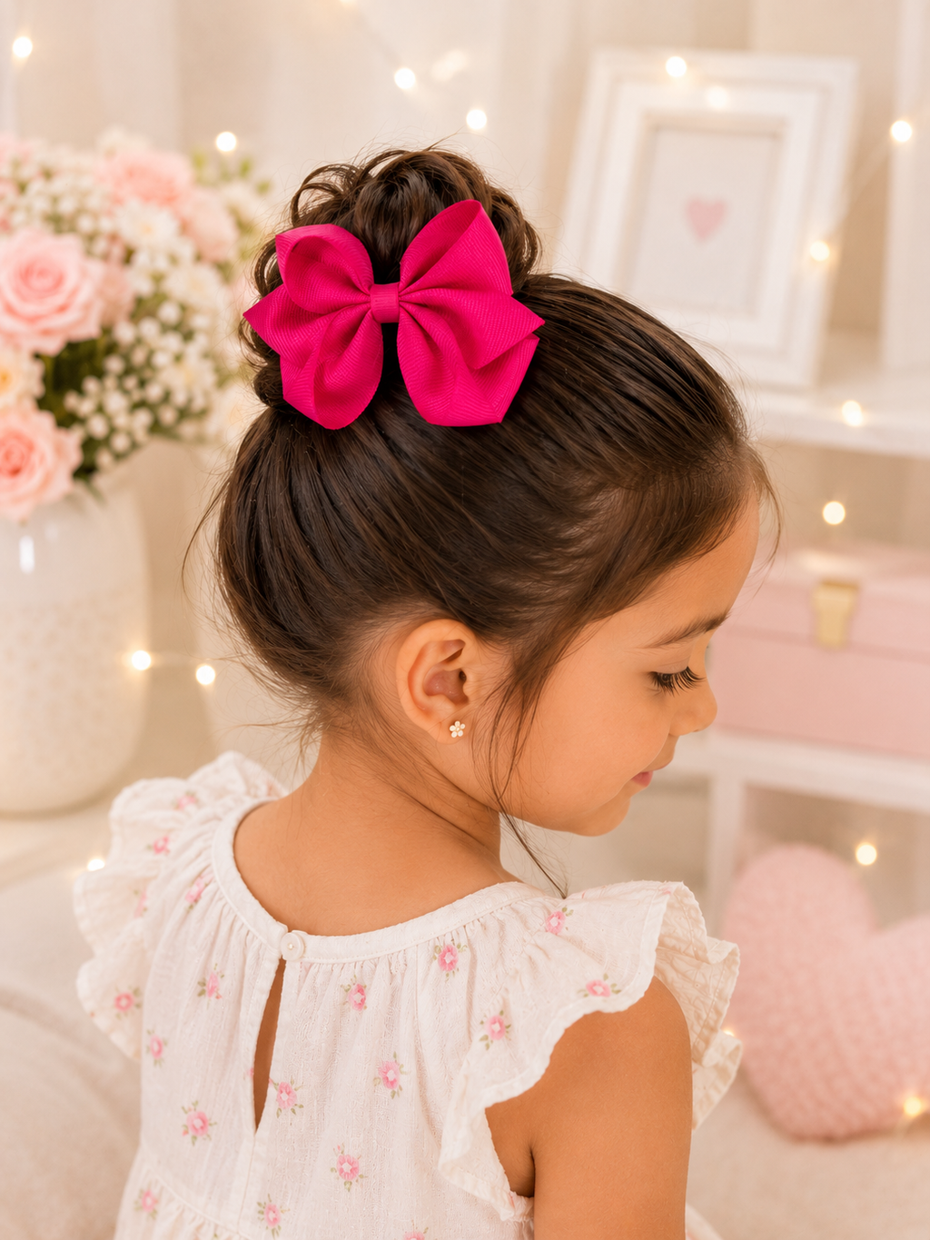 Lazo para el cabello Classic Boutique – Rosa intenso