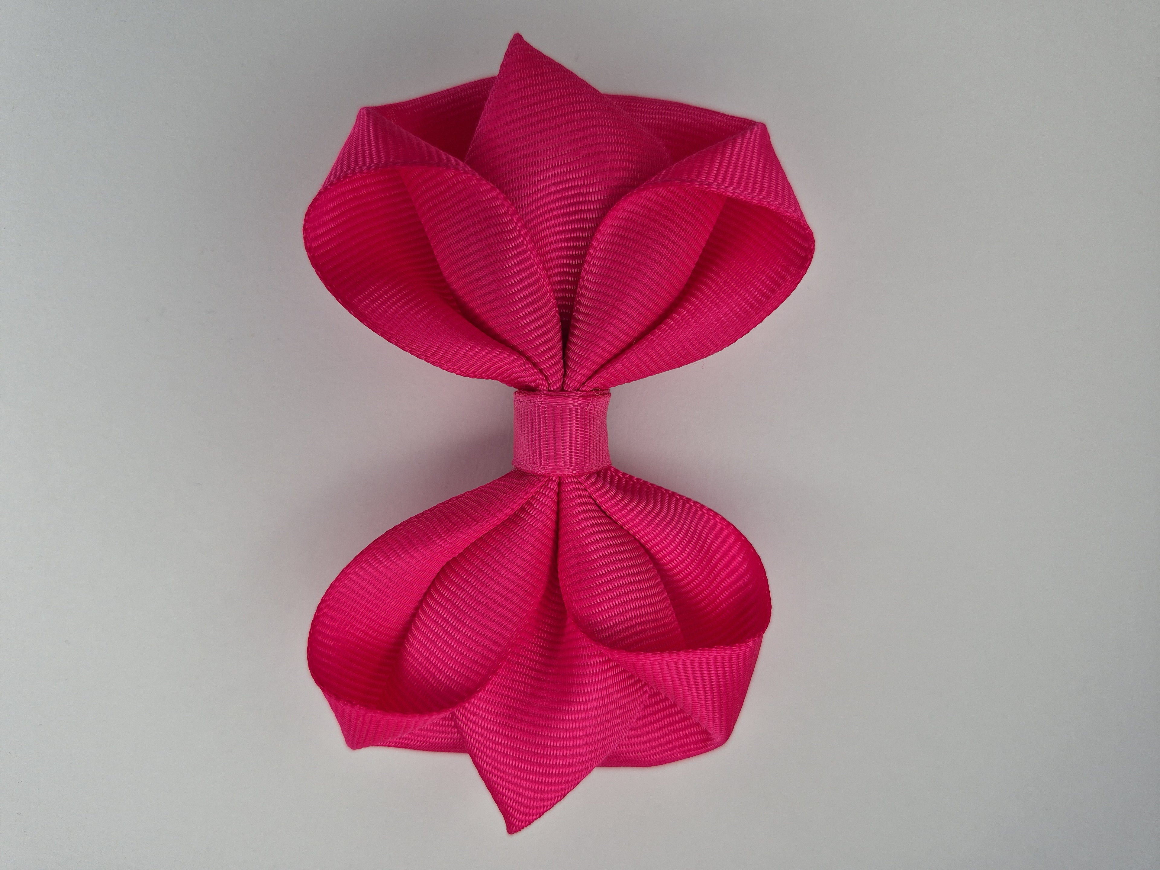 Classic Boutique Hair Bow – Hot Pink