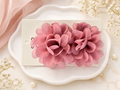 Dusty Rose Floral Hair Clip