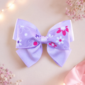 Classic Lavender Grosgrain Bow