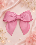 Blush Pink Classic Grosgrain Bow Hair Clip
