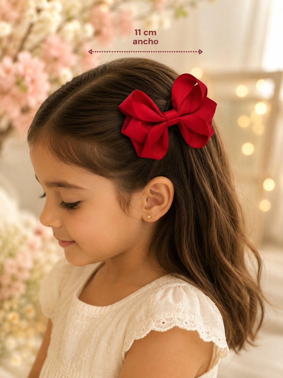 Red Classic Boutique Hair Bow