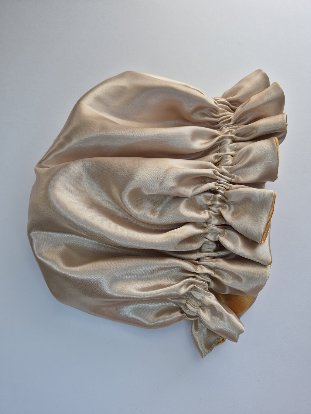 Golden Glow Double-Layer Satin Bonnet