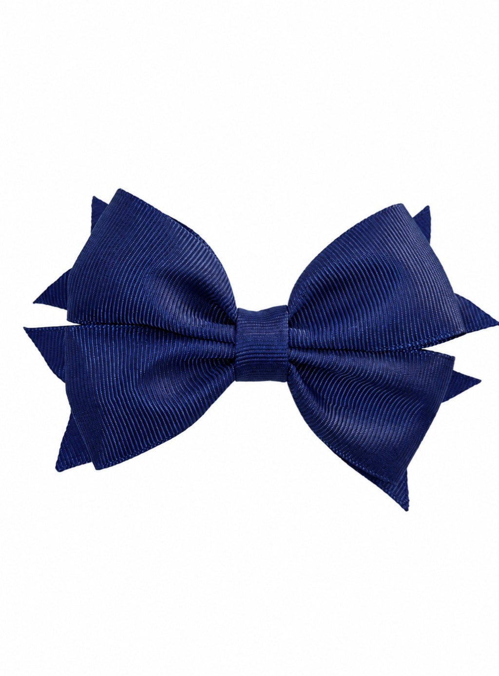 Large Navy Blue Boutique Hair Bow