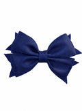 Large Navy Blue Boutique Hair Bow
